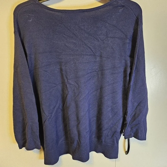 Vintage Teddi Women's Size Large V Neck Top GUC 90s - Picture 9 of 9